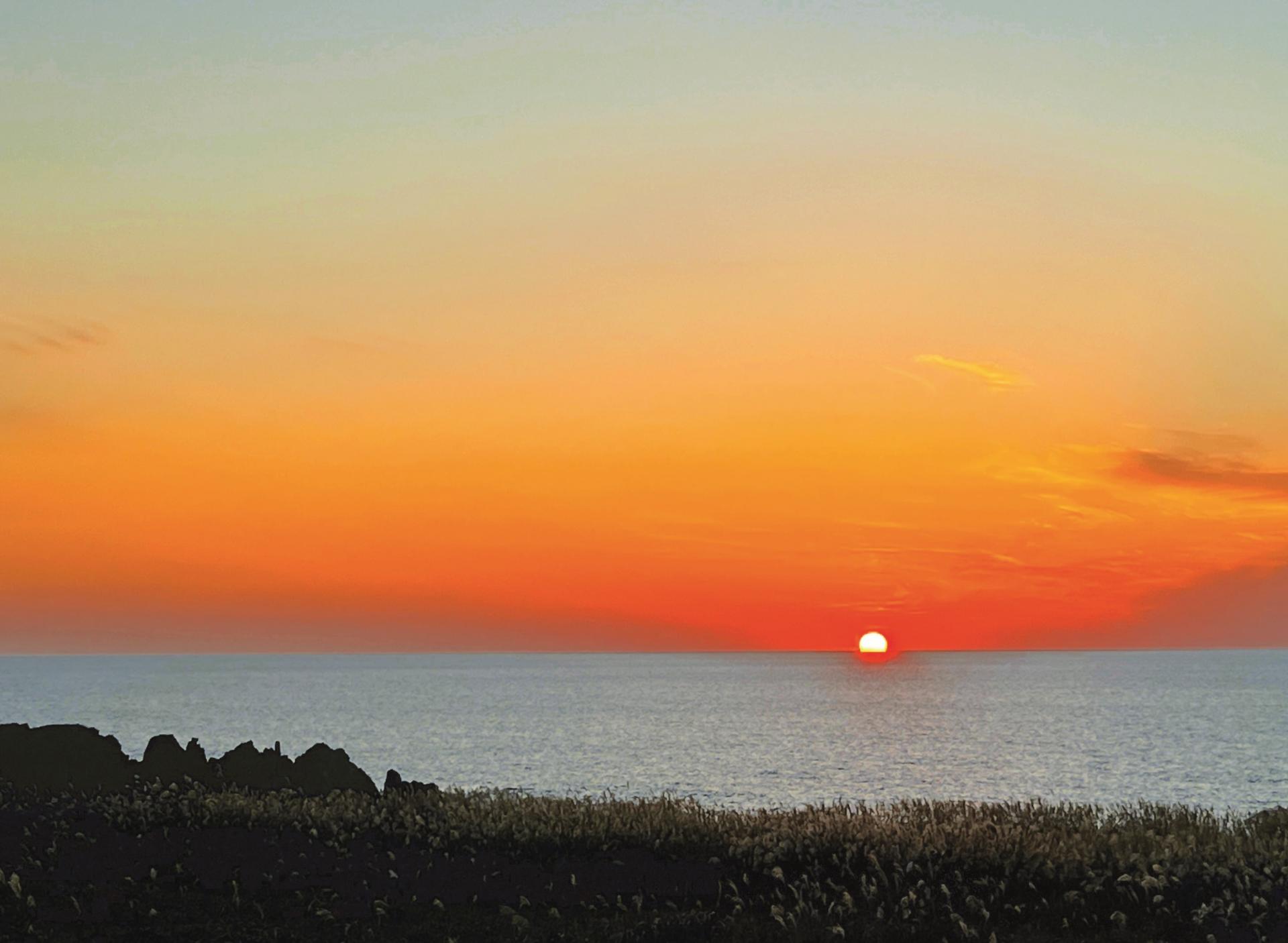 お気に入りの夕日 [143KB]